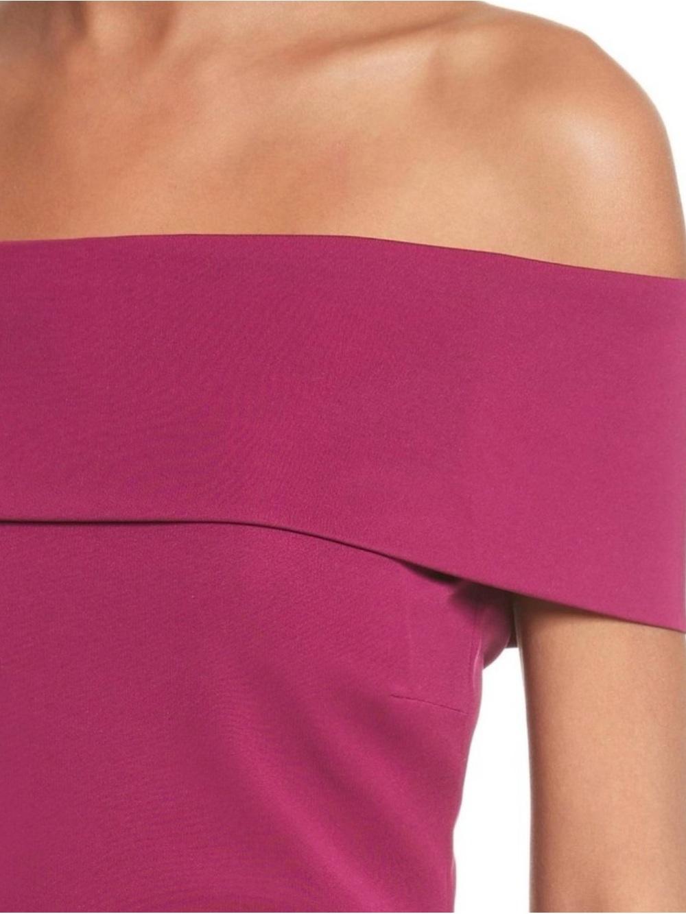 Express Fuchsia Knit Top